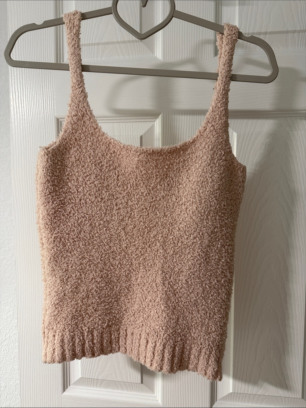 aerie Plush Scoop Neck Tank in Blush Pink